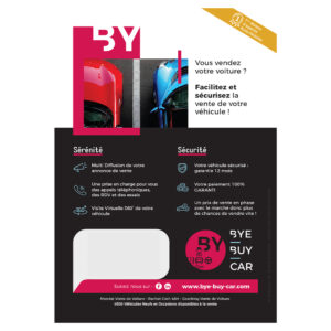 Lot de 500 flyers A5 ByeBuyCar